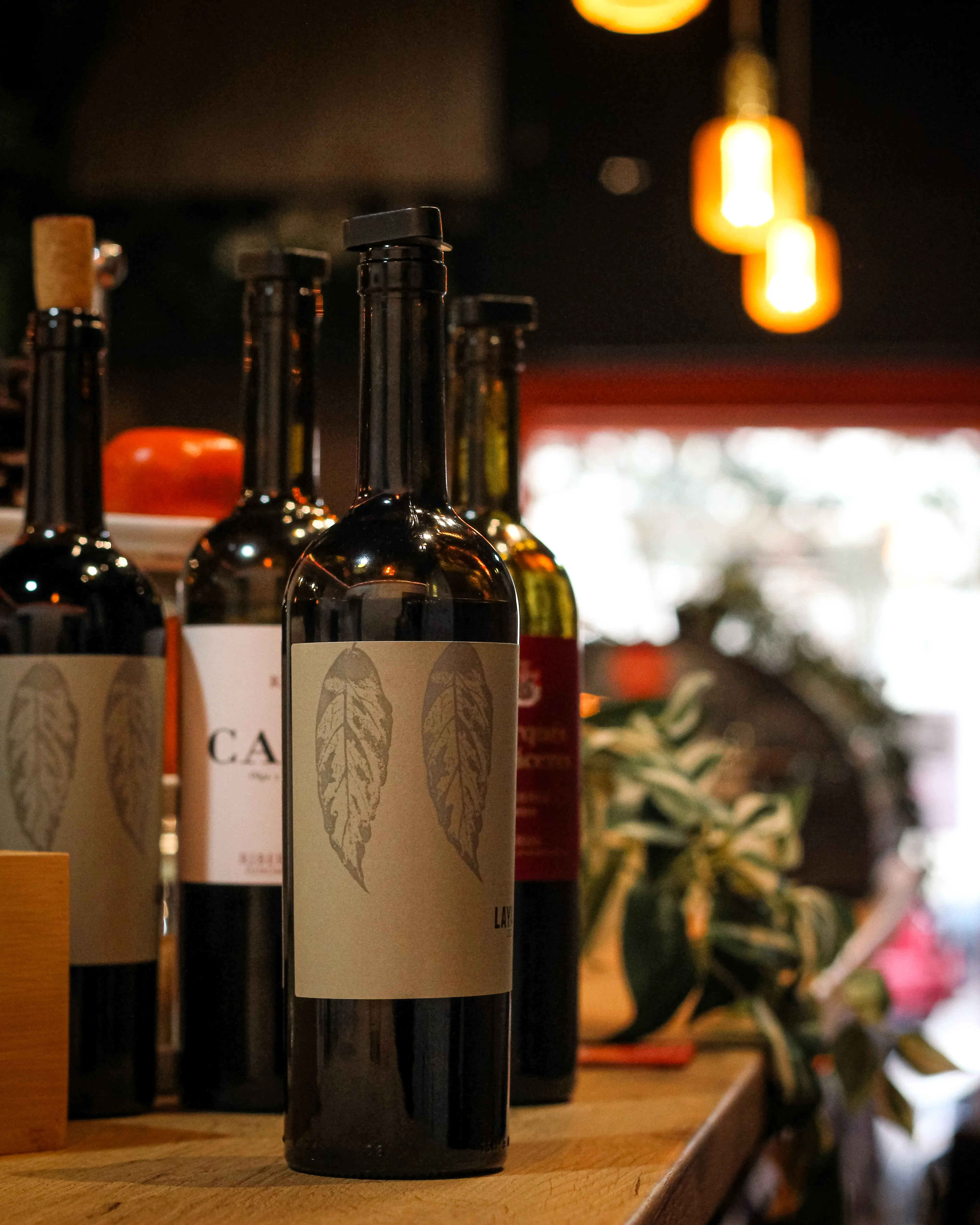 Some of the wines available at Shlen